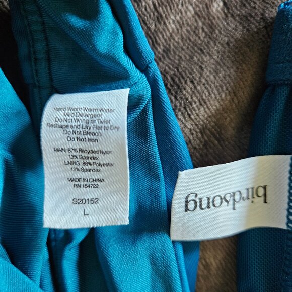 Birdsong Underwire Wrap Tankini & bottom set 34H - Deep Ocean - Picture 6 of 9